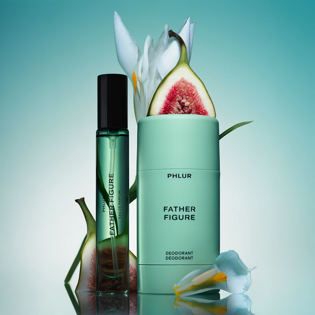 Father Figure Layering Duo, Natural Deodorant and Eau de Parfum Set