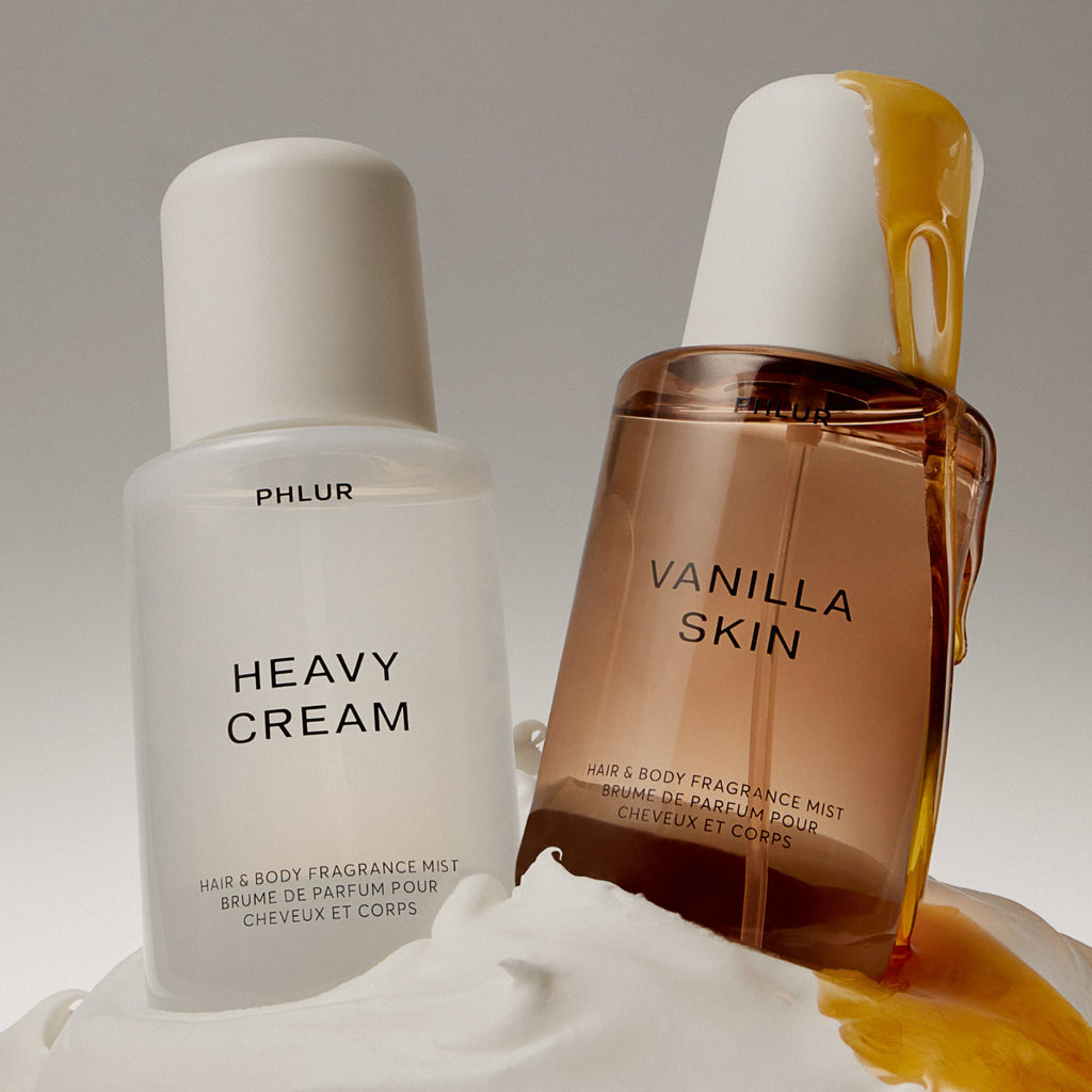 Vanilla and Cream Body Mist Duo, Two Piece Fragrance Set