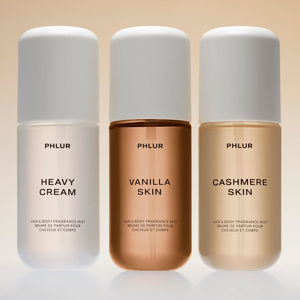 Cozy Layering Body Mist Trio - Vanilla Skin, Heavy Cream, Cashmere Skin